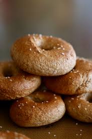 Bread Mini Bagel SFTE 48x40g Sliced Whole Wheat