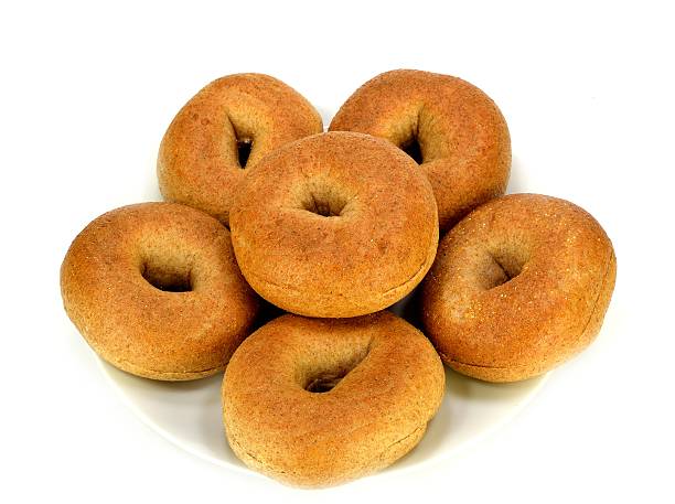 Bread Mini Bagel SFTE 48x40g Sliced Whole Wheat