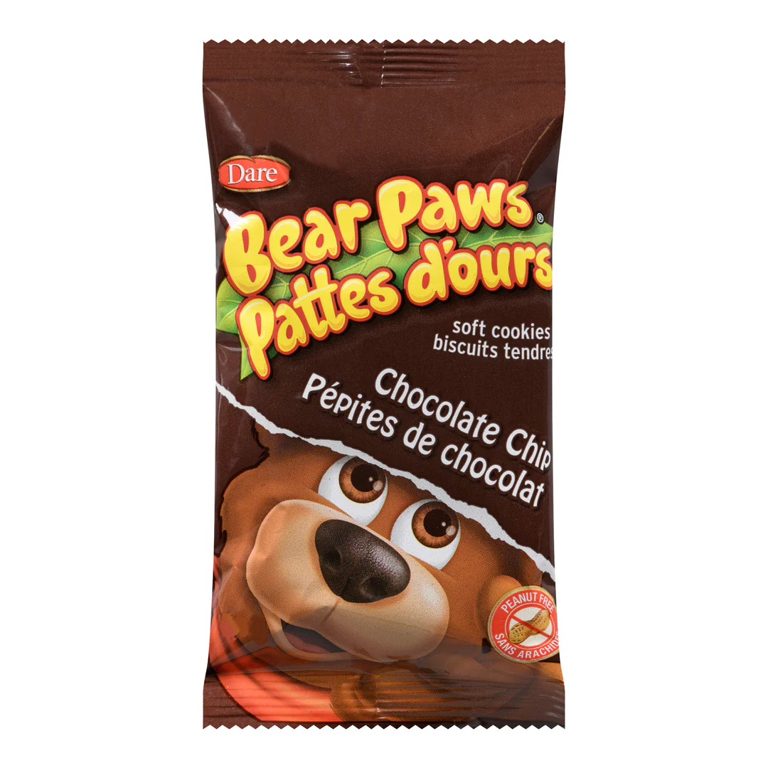 Bear Mini Paws Dare 80x35g Chocolate Chips