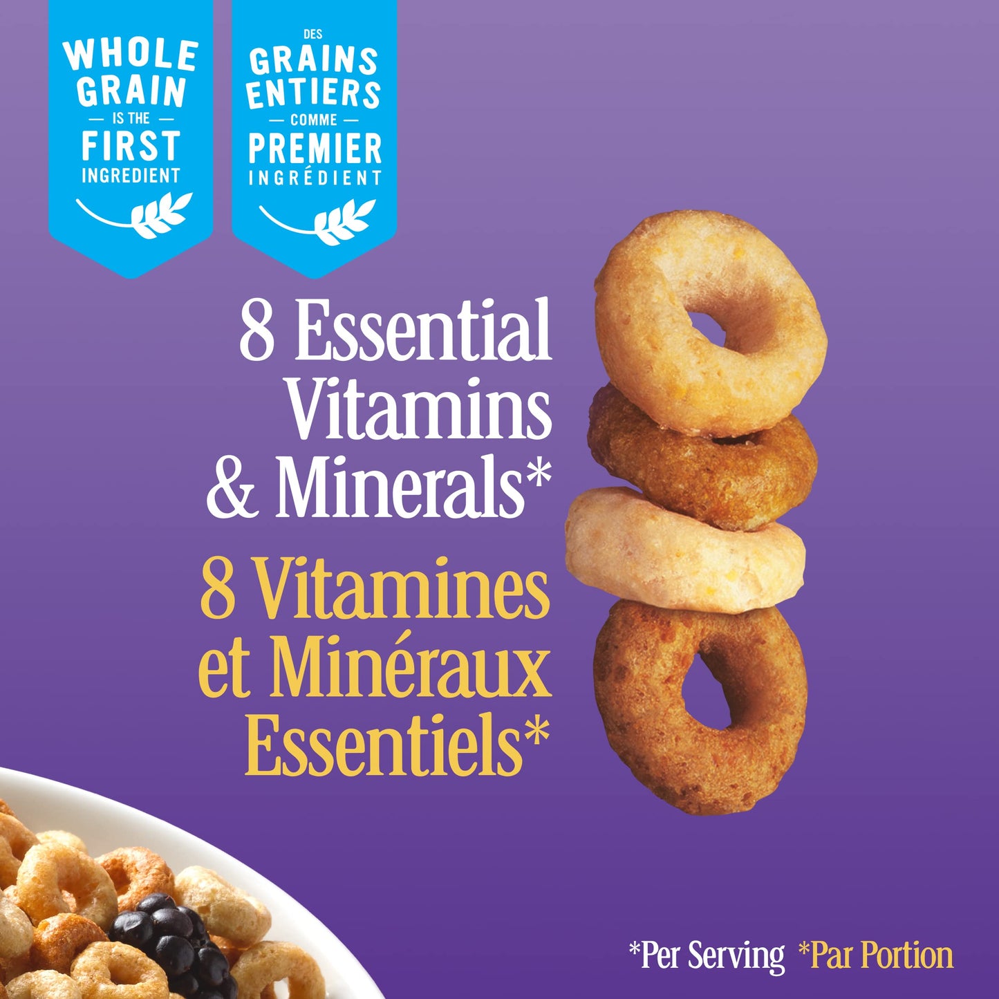 Cereal Bowl Cheerios 96x20g Multi Grain
