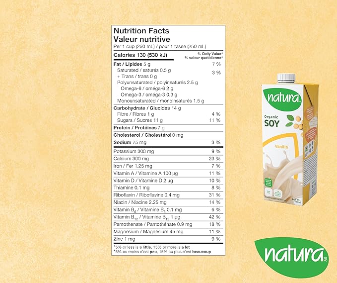 Soy Milk Natur-a 24x200ml Vanilla