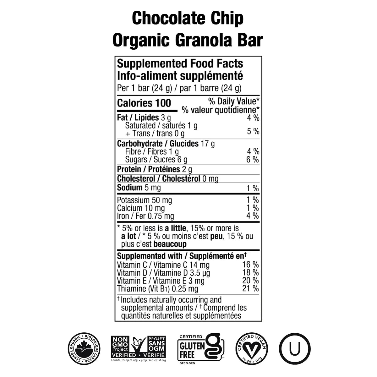 Granola Bar Made Good 30x24g Chocolate Chips
