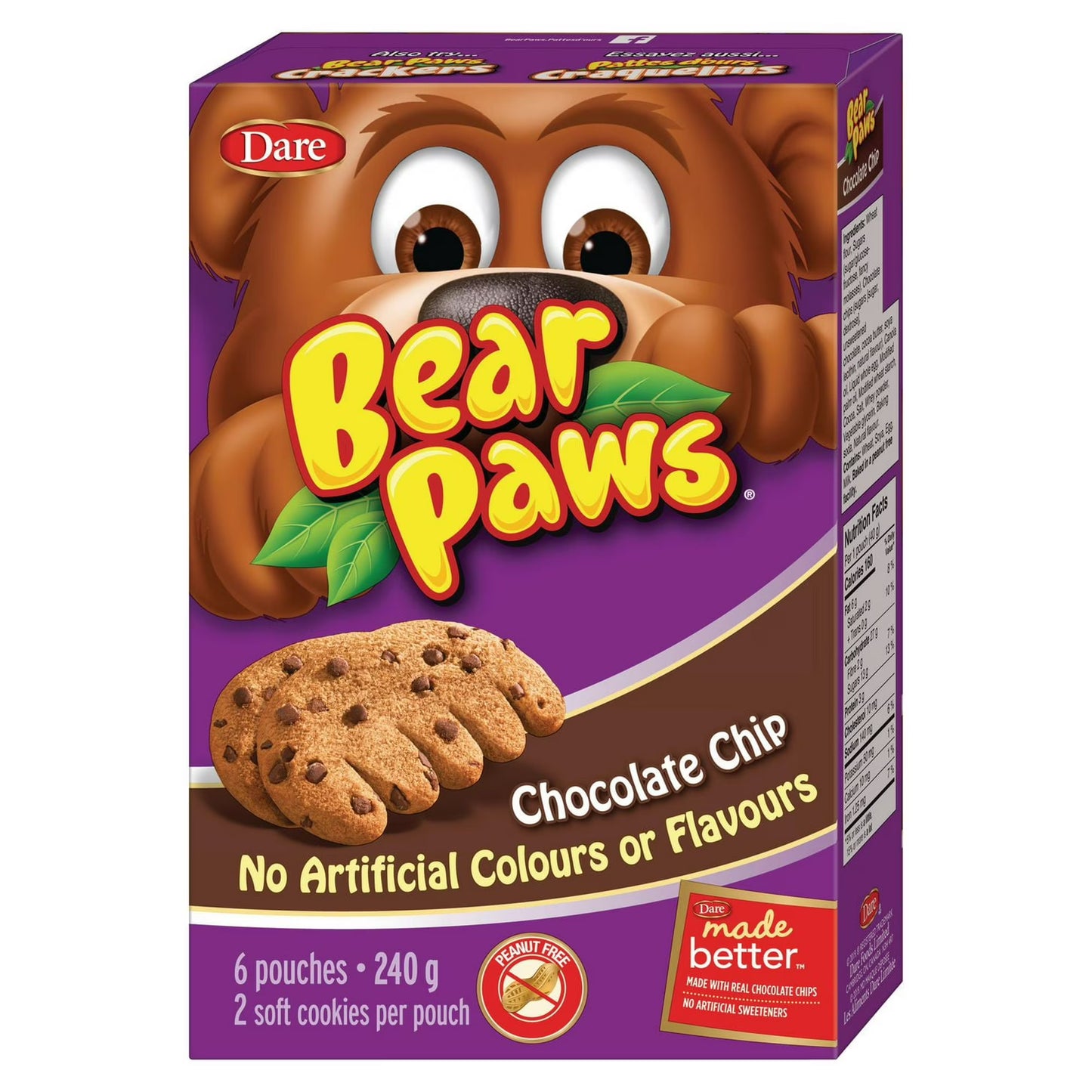 Bear Paws 72x35g Chocolate Chips