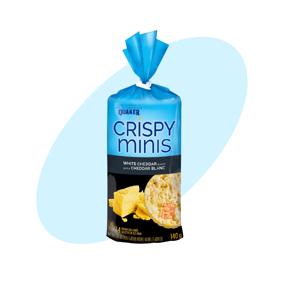 Rice Cake 168x9g White Cheddar