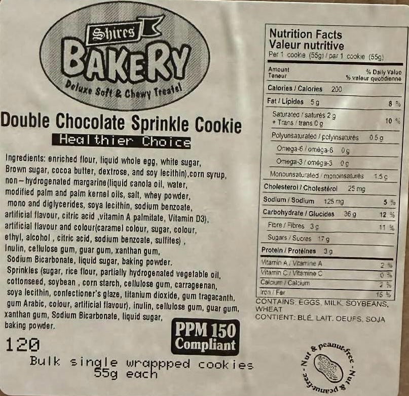 Cookies Shires 120x55g Chocolate Birthday Cake