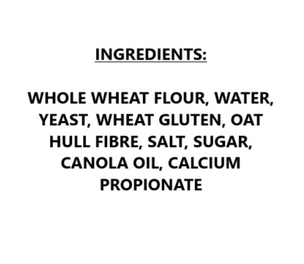 Bread Mini Pita 360x20g Whole Wheat