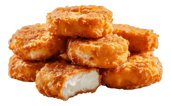 Chicken Nuggets 2x2kg Breaded (raw & frozen)