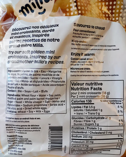 Mini Croissants Milia 200x18g Original