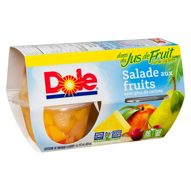 Fruit Bowl Dole 36x107ml Fruit Salad