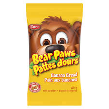 Bear Paws Dare 72x40g Banana Bread