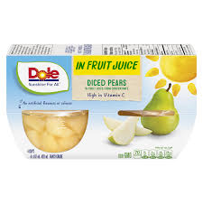 Fruit Bowl Dole 36x107ml Pear