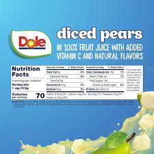 Fruit Bowl Dole 36x107ml Pear