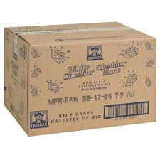 Rice Cake 168x9g White Cheddar