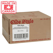 Pancake Syrup Olde Style 250x16ml Original