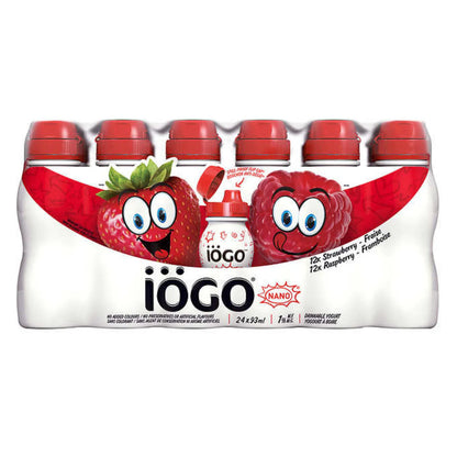 Yogurt Drinkable Iogo 24x93ml Assorted