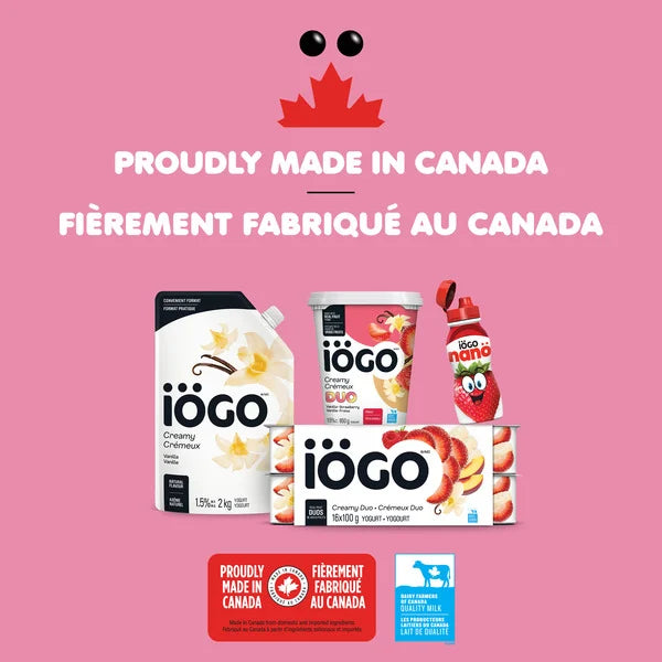 Yogurt Drinkable Iogo 24x93ml Assorted