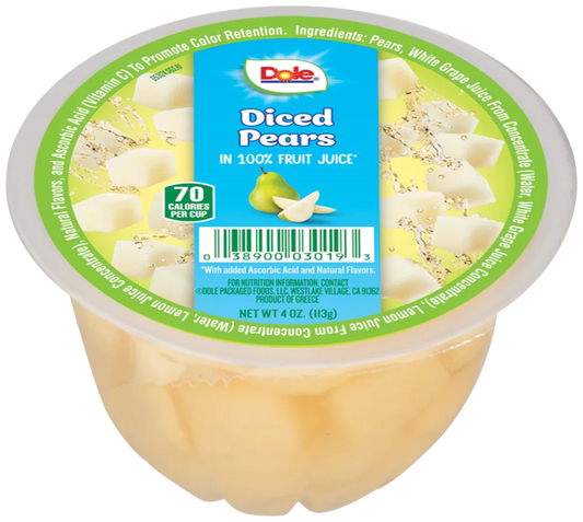 Fruit Bowl Dole 36x107ml Pear