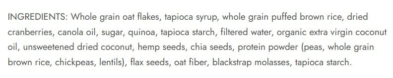 Granola Bar SFTE 128x30g Blueberry