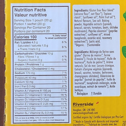 Cracker Puffed Stars Made Good 100x20g Cheddar