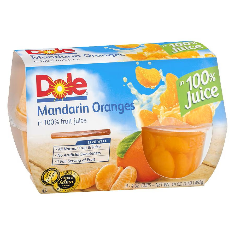 Fruit Bowl Dole 36x107ml Mandarines