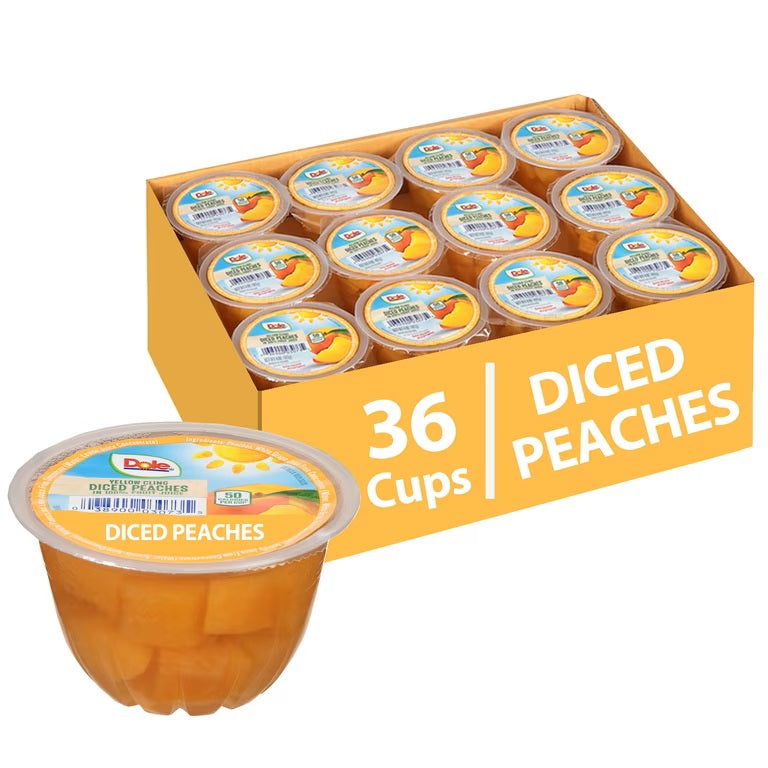 Fruit Bowl Dole 36x107ml Peaches