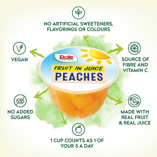 Fruit Bowl Dole 36x107ml Peaches