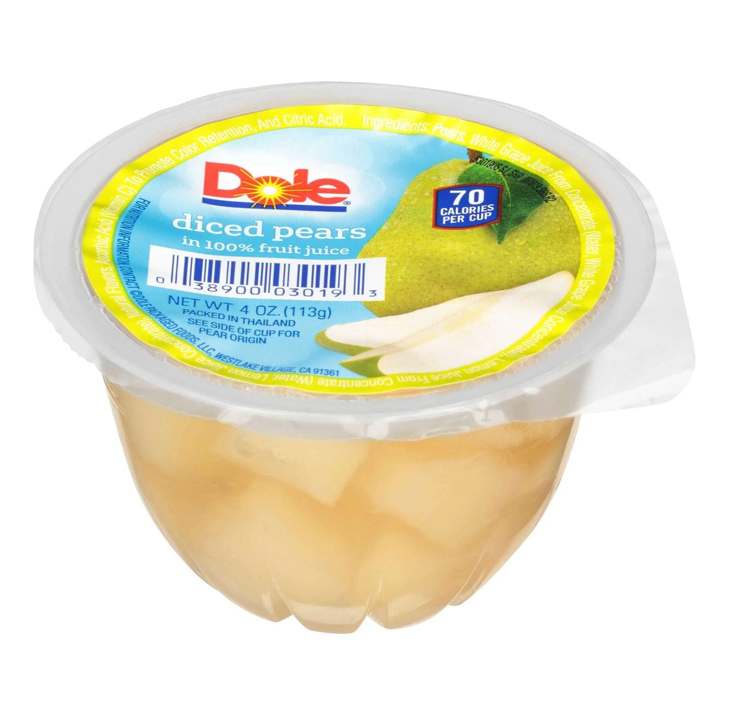 Fruit Bowl Dole 36x107ml Pear