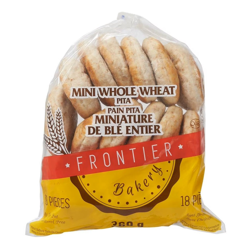 Bread Mini Pita 360x20g Whole Wheat