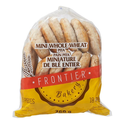 Bread Mini Pita 360x20g Whole Wheat