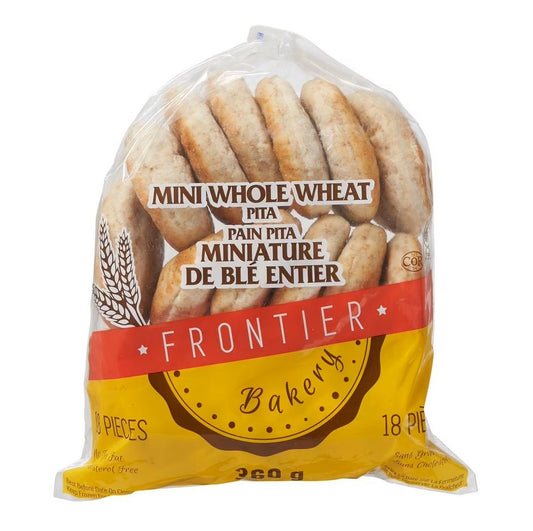 Bread Mini Pita 360x20g Whole Wheat