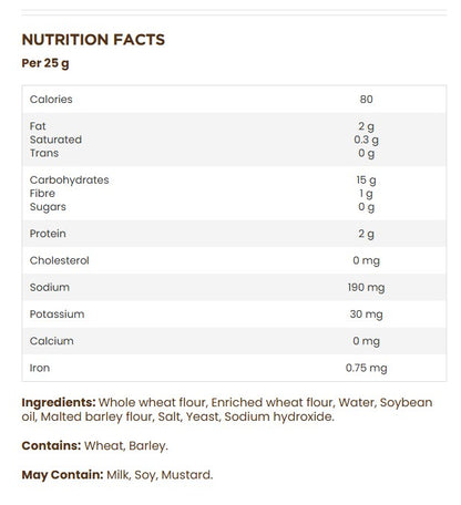 Pretzel Sticks Grissin Bon 150x25g Whole Wheat