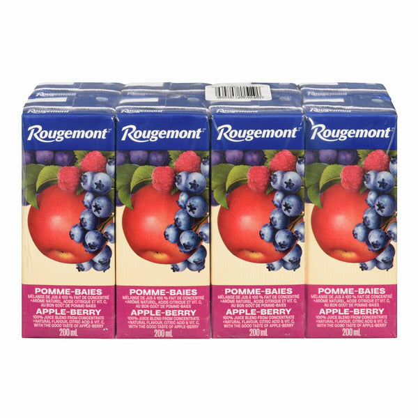 Fruit Juice Rougemont 40x200ml Assorted