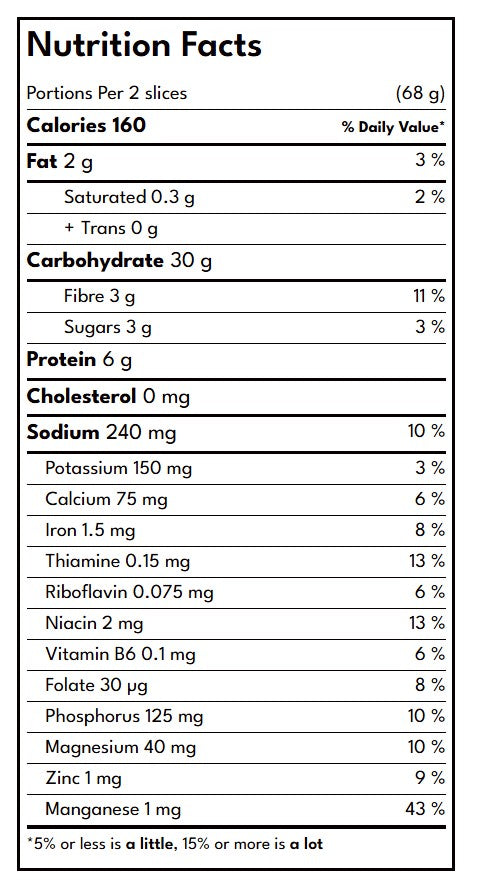 Bread Sandwich Dempter's 675g Whole Wheat