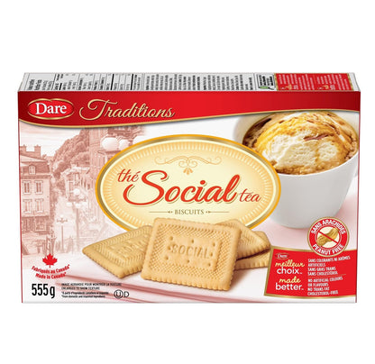 Social Tea Biscuits Dare 12x555g Bulk