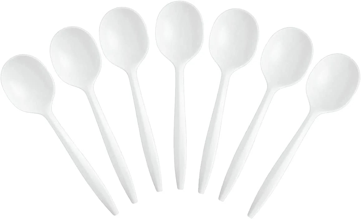 Plastic Soup Spoon 1000s Recycable
