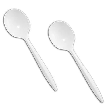 Plastic Soup Spoon 1000s Recycable