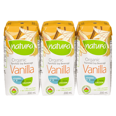 Soy Milk Natur-a 24x200ml Vanilla