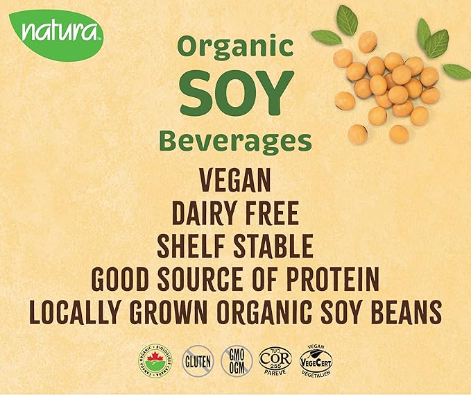 Soy Milk Natur-a 24x200ml Vanilla